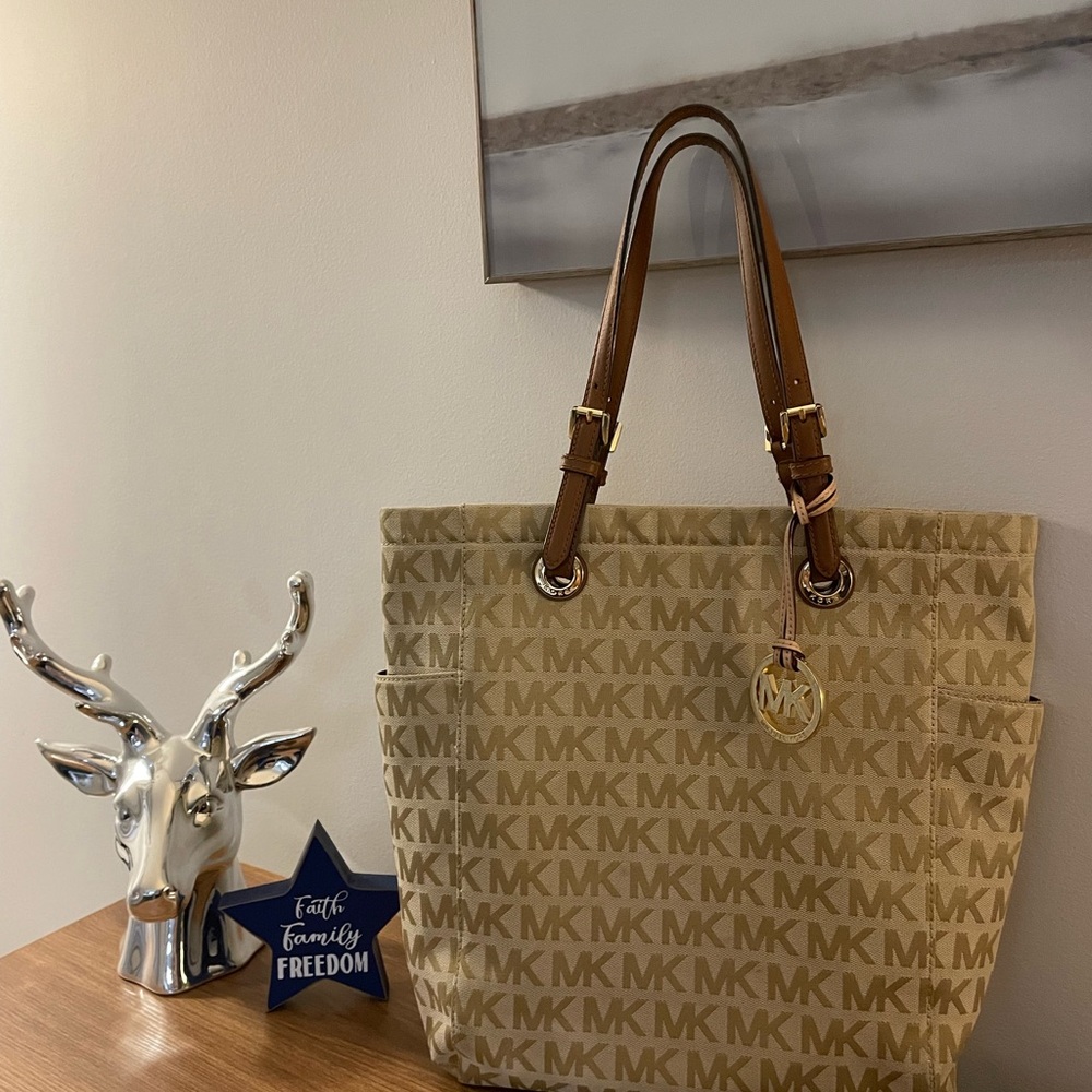 Michael Kors Tan Tote Bag